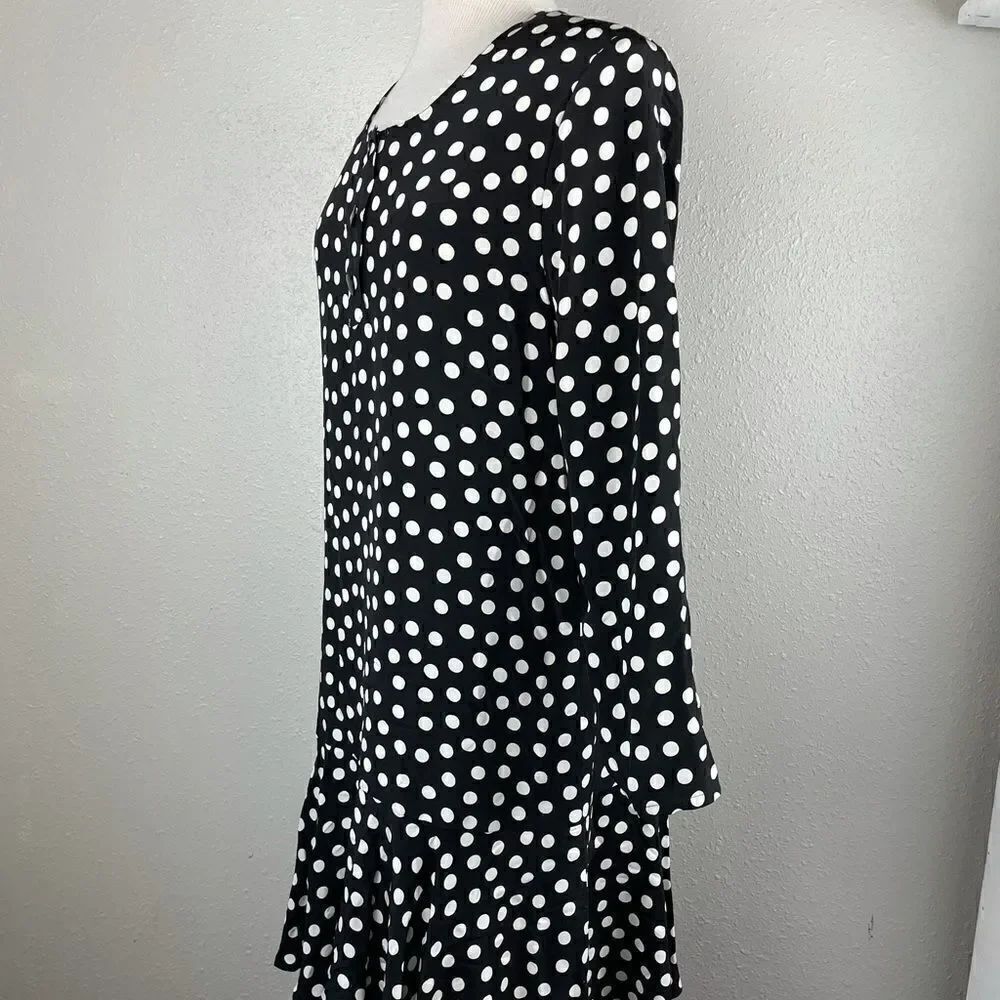 Vintage 80’s Pat Argenti Silk Polka Dot Dress EUC
